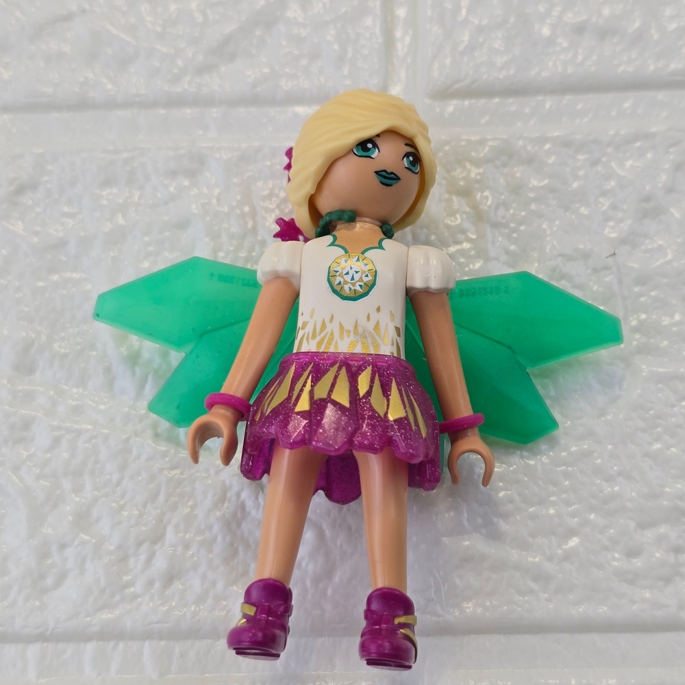 Playmobil‎ Ayuma Crystal Fairy Figure Kids OS Purple Green Magic Fantasy Wings